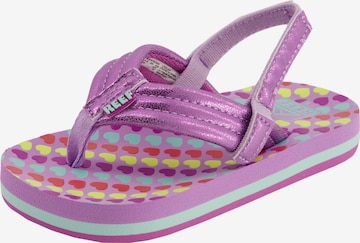 REEF Sandals 'Little Ahi' in Purple: front