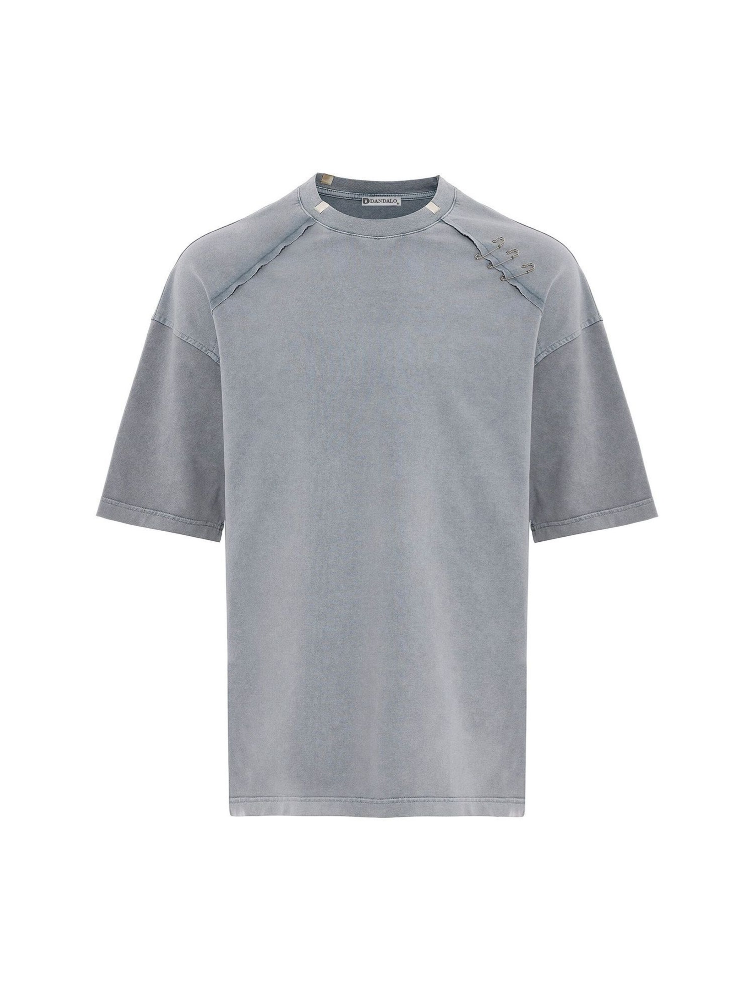 Dandalo T-shirt i grå: framsida