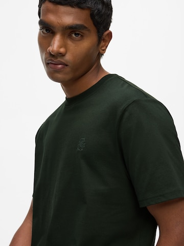 Karl Lagerfeld Póló 'Kameo' - zöld