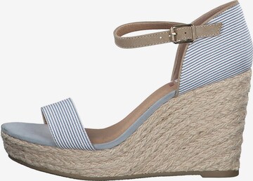 s.Oliver Strap Sandals in Blue