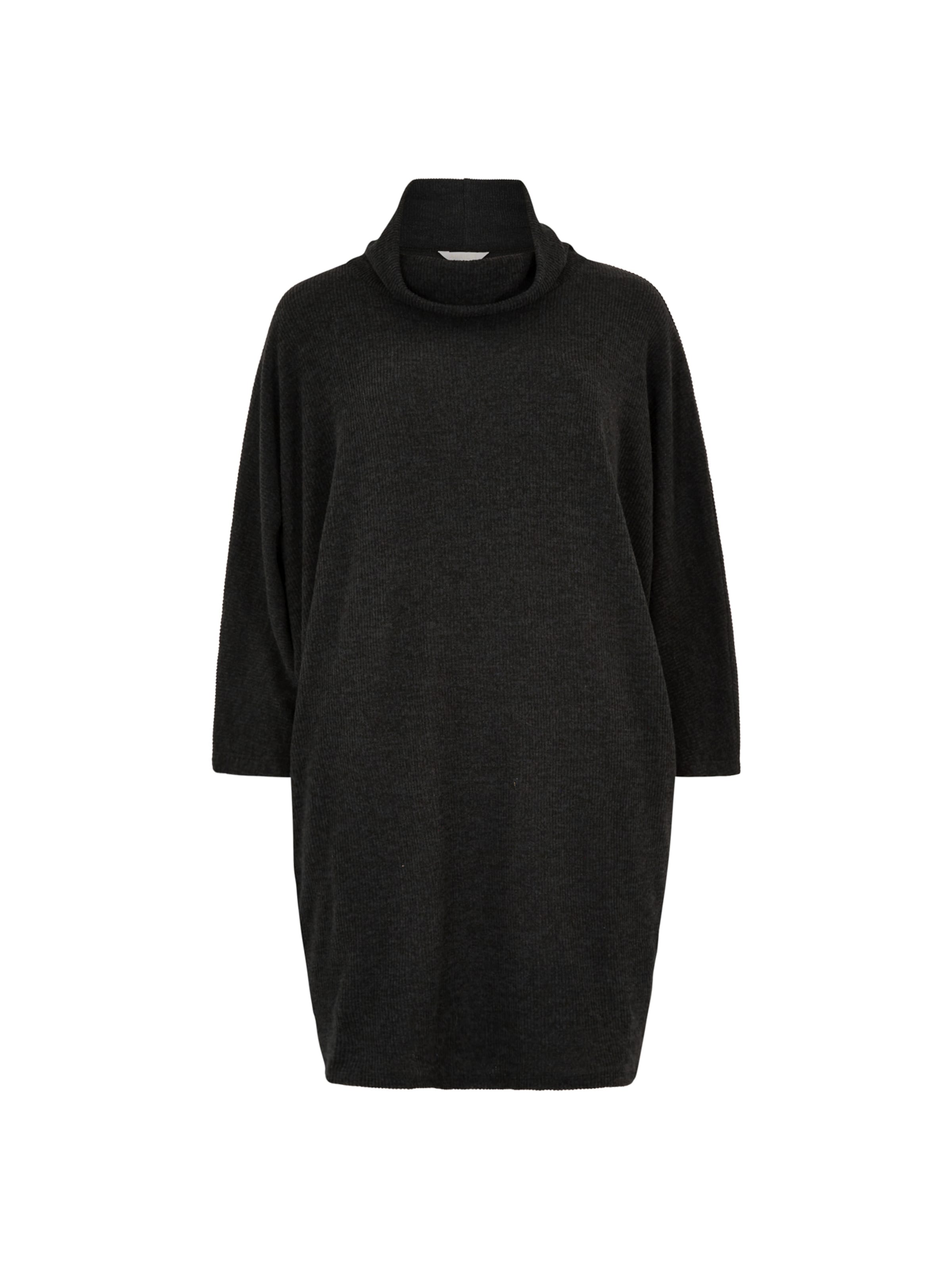 Apricot Strickkleid in schwarz, Produktansicht