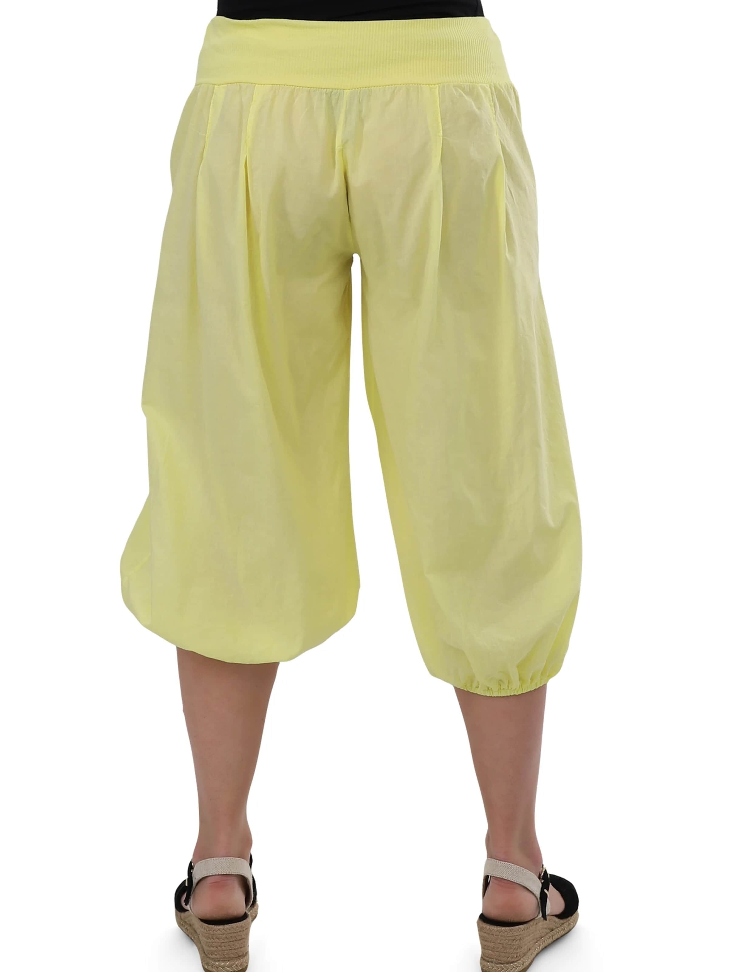 malito more than fashion Loose fit Harem Pants in Yellow