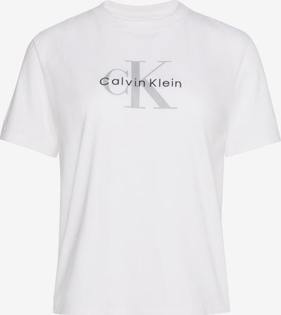 Calvin Klein Jeans Majica veličine XXXS u siva / bijela, Pregled proizvoda