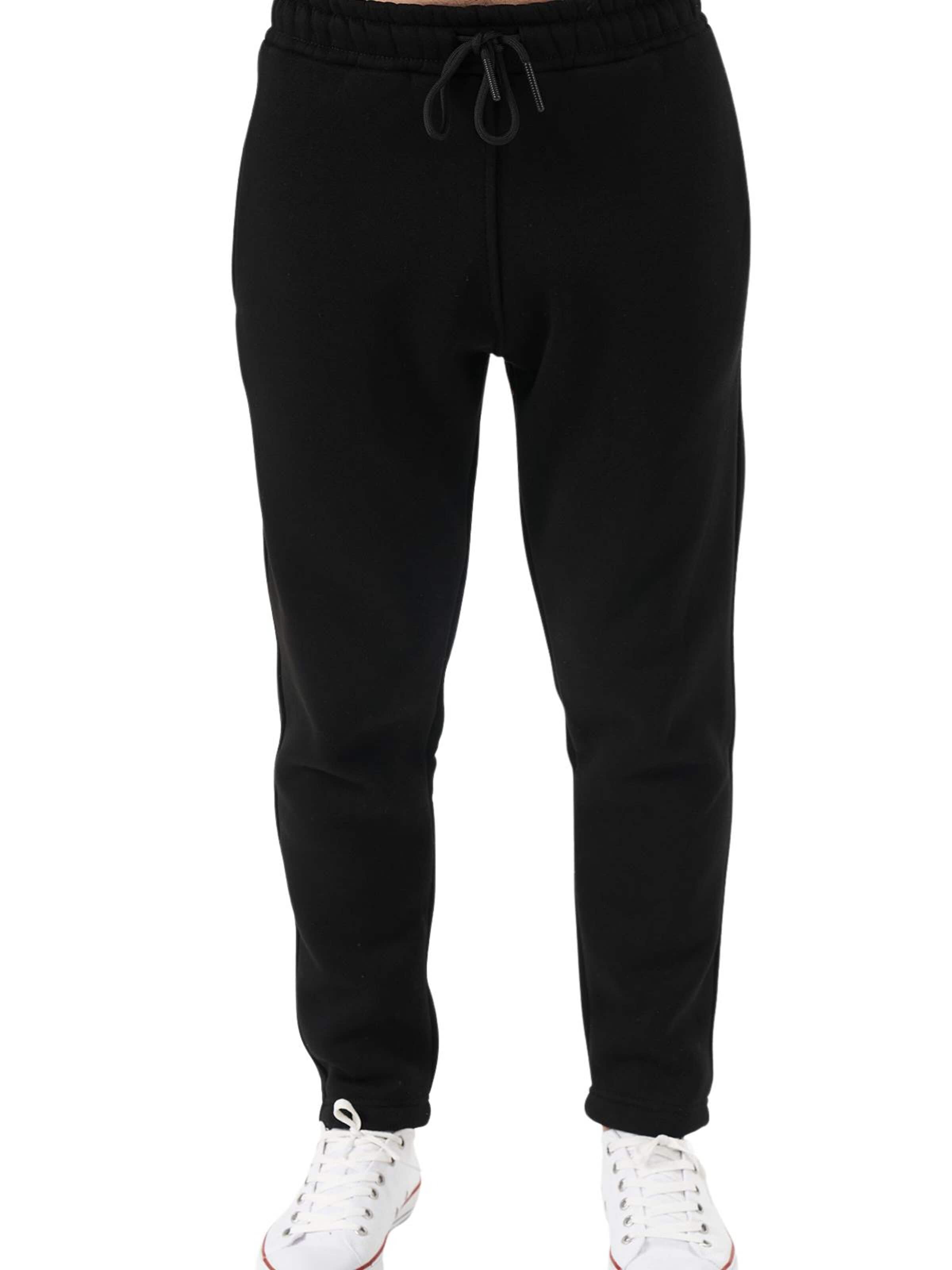 LOUIS LECLER Slim fit Trousers 'Lucien' in Black