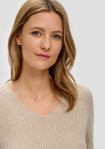 s.Oliver Sweater in Beige