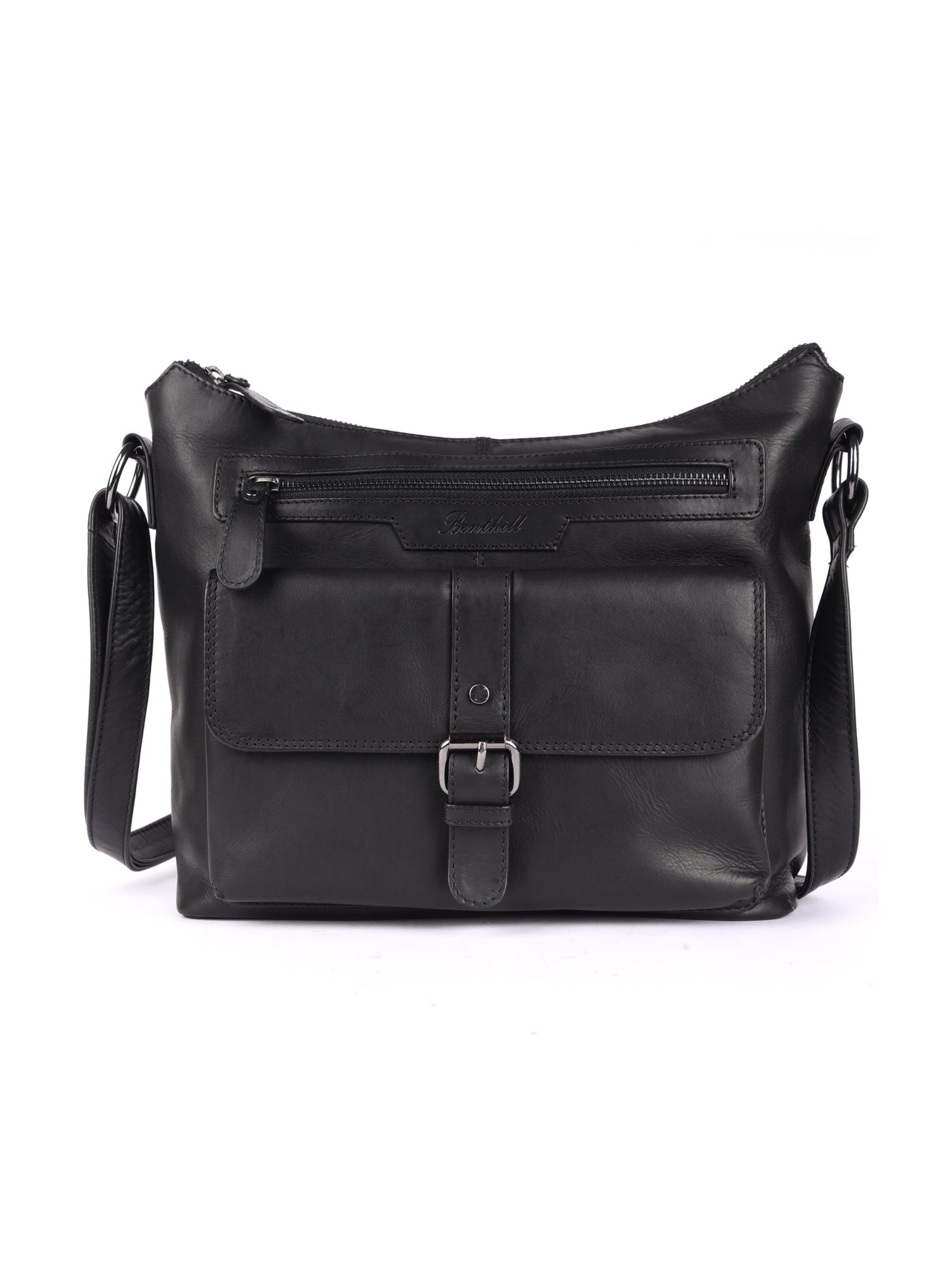 Benthill Shoulder Bag in Black: front