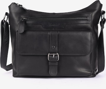 Benthill Schultertasche in Schwarz: Vorderseite