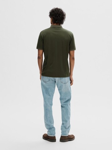 SELECTED HOMME - Camiseta 'Fave' en verde