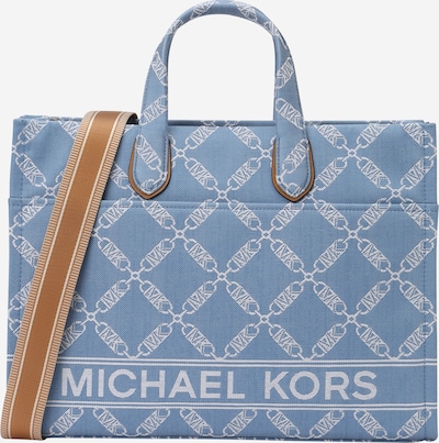 MICHAEL Michael Kors Μεγάλη τσάντα 'GIGI' σε μπλε / καφέ / λευκό, Άποψη προϊόντος