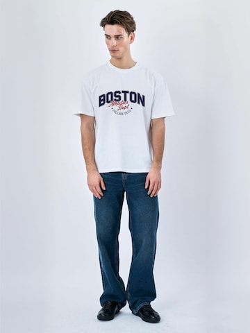 Haut ' T-shirts ' TEESHOPPEN en blanc : devant