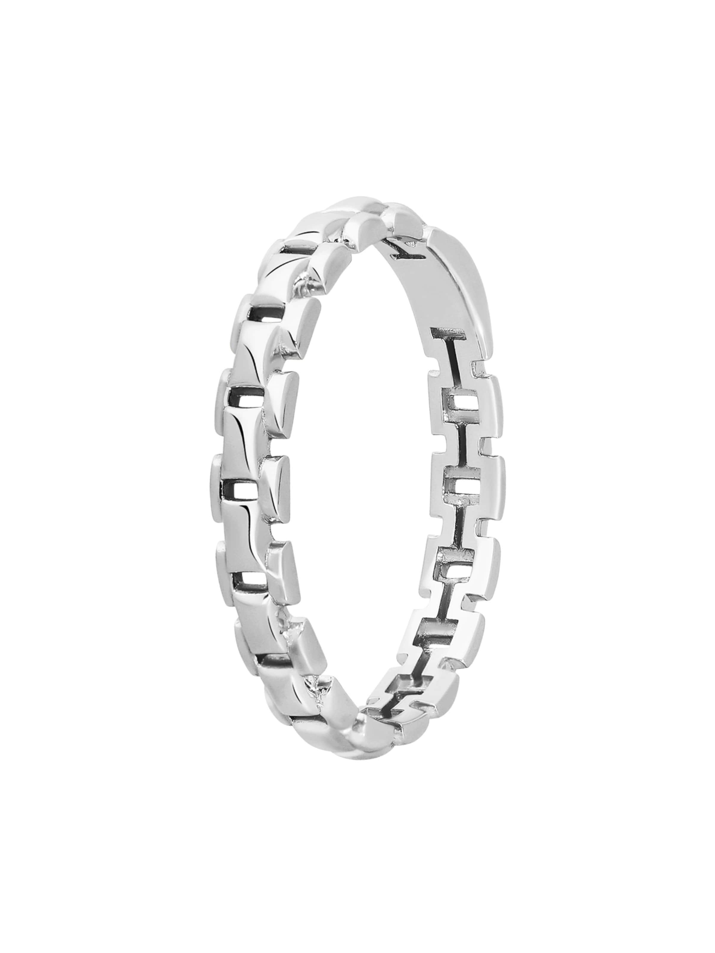 Lucardi Ring in Silber: Vorderseite