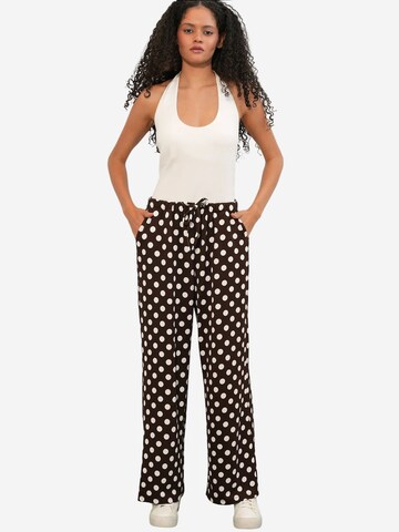 Bigdart Wide Leg Hose in Schwarz