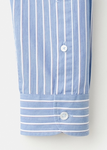 MANGO MAN Regular fit Button Up Shirt 'Playr' in Blue