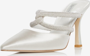 Dune LONDON Mules 'DARCI' in White: front