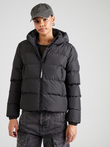 Superdry Winterjas in Zwart: voorkant