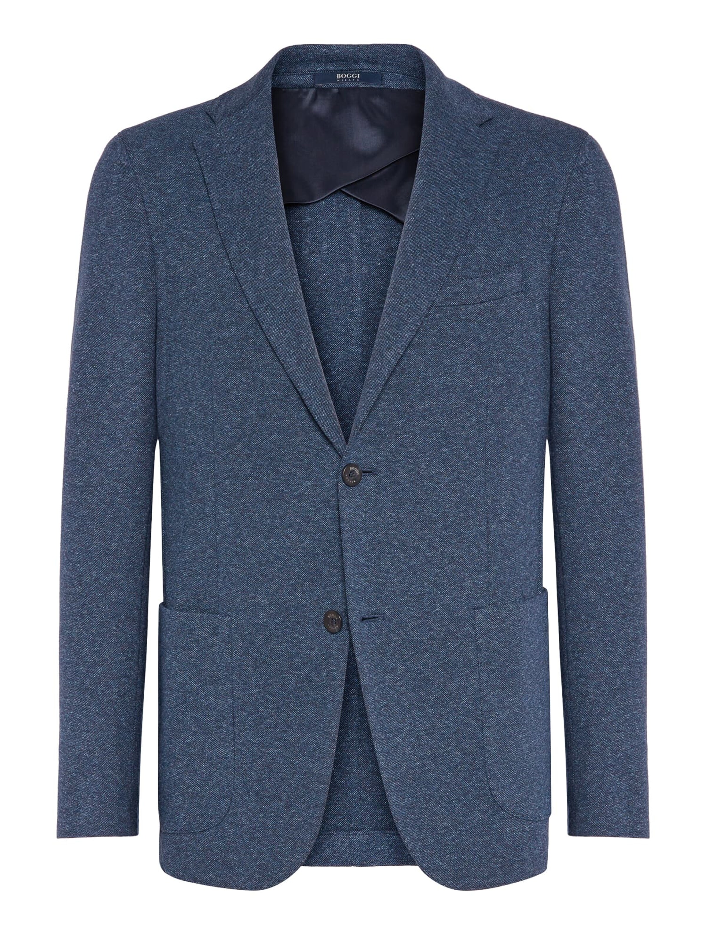 Slim fit Sacou de la Boggi Milano pe albastru: față