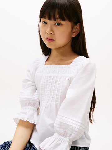 TOMMY HILFIGER Bluse in Weiß