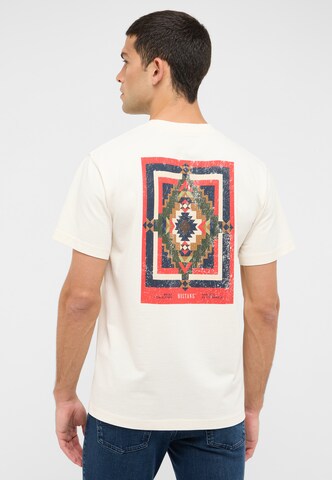 MUSTANG T-Shirt ' Akron ' in Weiß