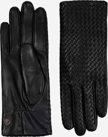 KESSLER Full Finger Gloves 'Mila' in Black: front