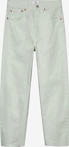 MANGO Tapered Jeans 'Village' in Green: front