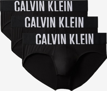 Slip Calvin Klein en noir : devant