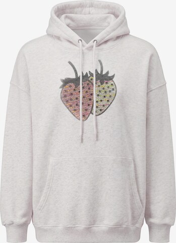 Sweat-shirt MYMO en blanc : devant
