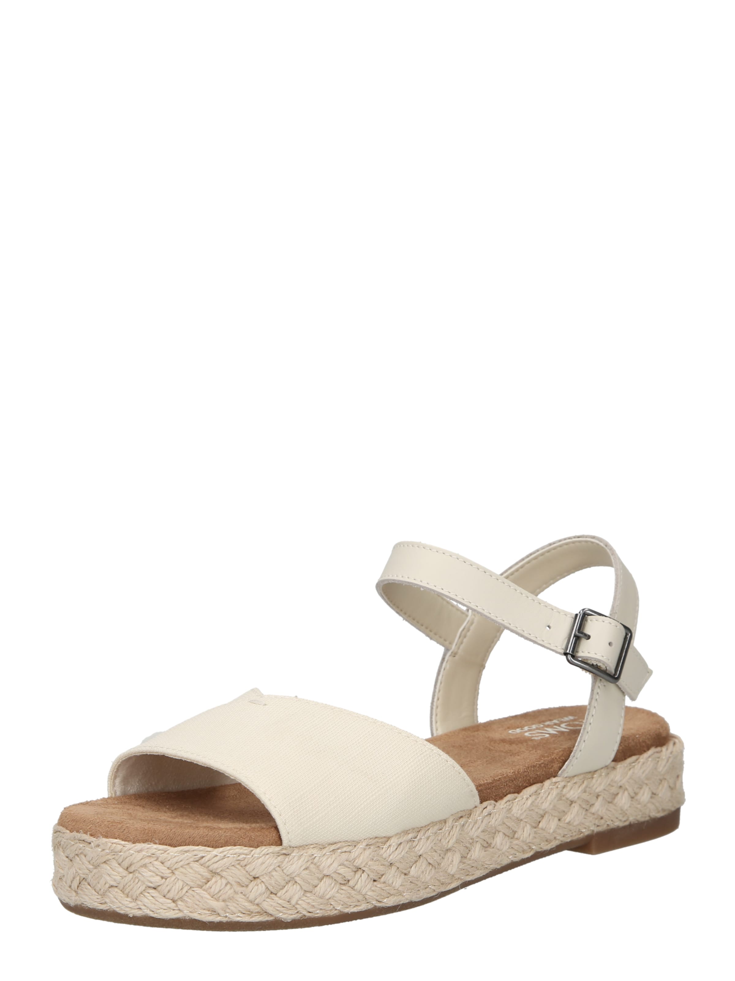 TOMS Sandały w kolorze biały: przód