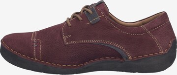 JOSEF SEIBEL Veterschoen 'FERGEY 41' in Lila: voorkant