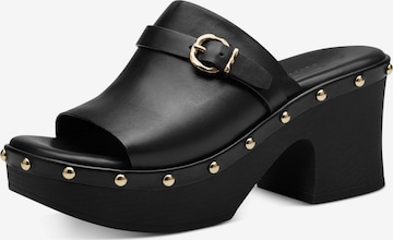 TAMARIS Mules in Black: front