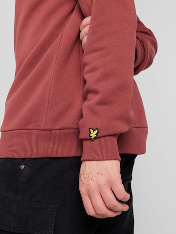 Lyle & Scott Sweatshirt i röd