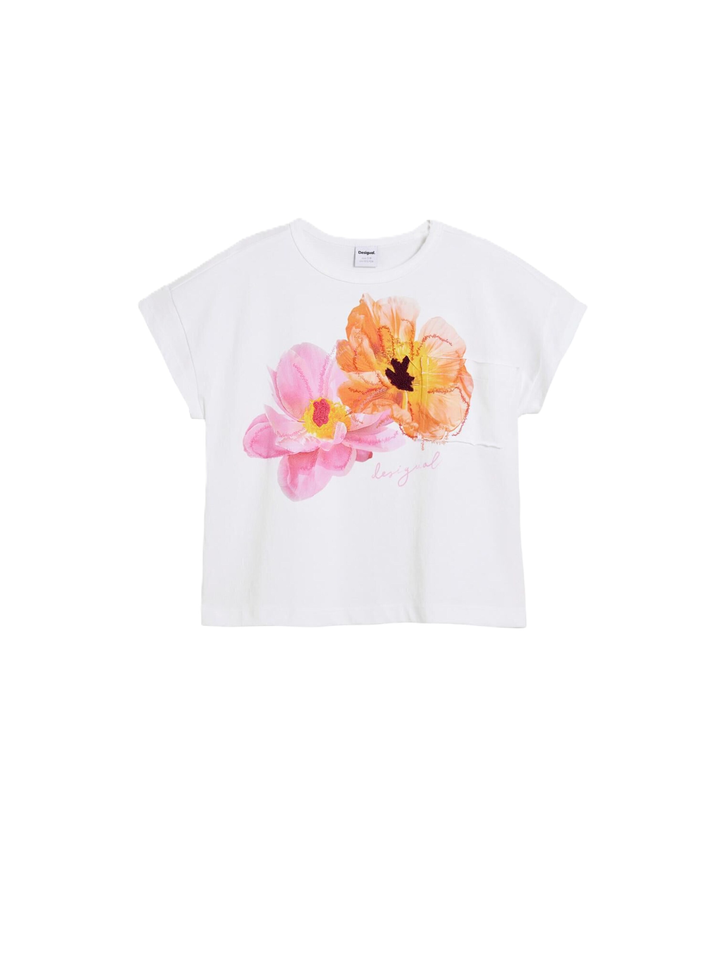 Desigual Tričko – bílá: přední strana