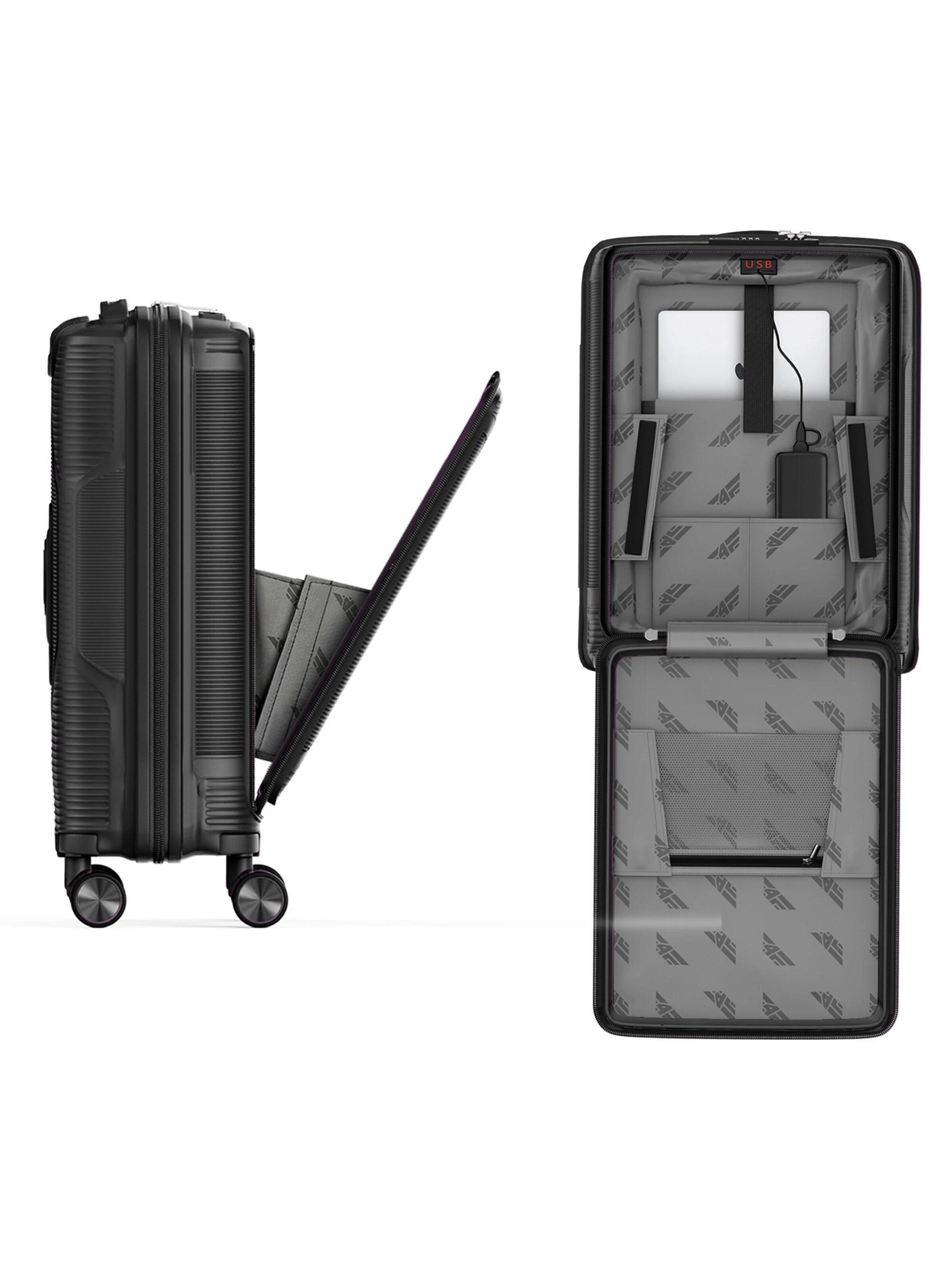 4FLY Suitcase Set 'Linea Lux' in Grey