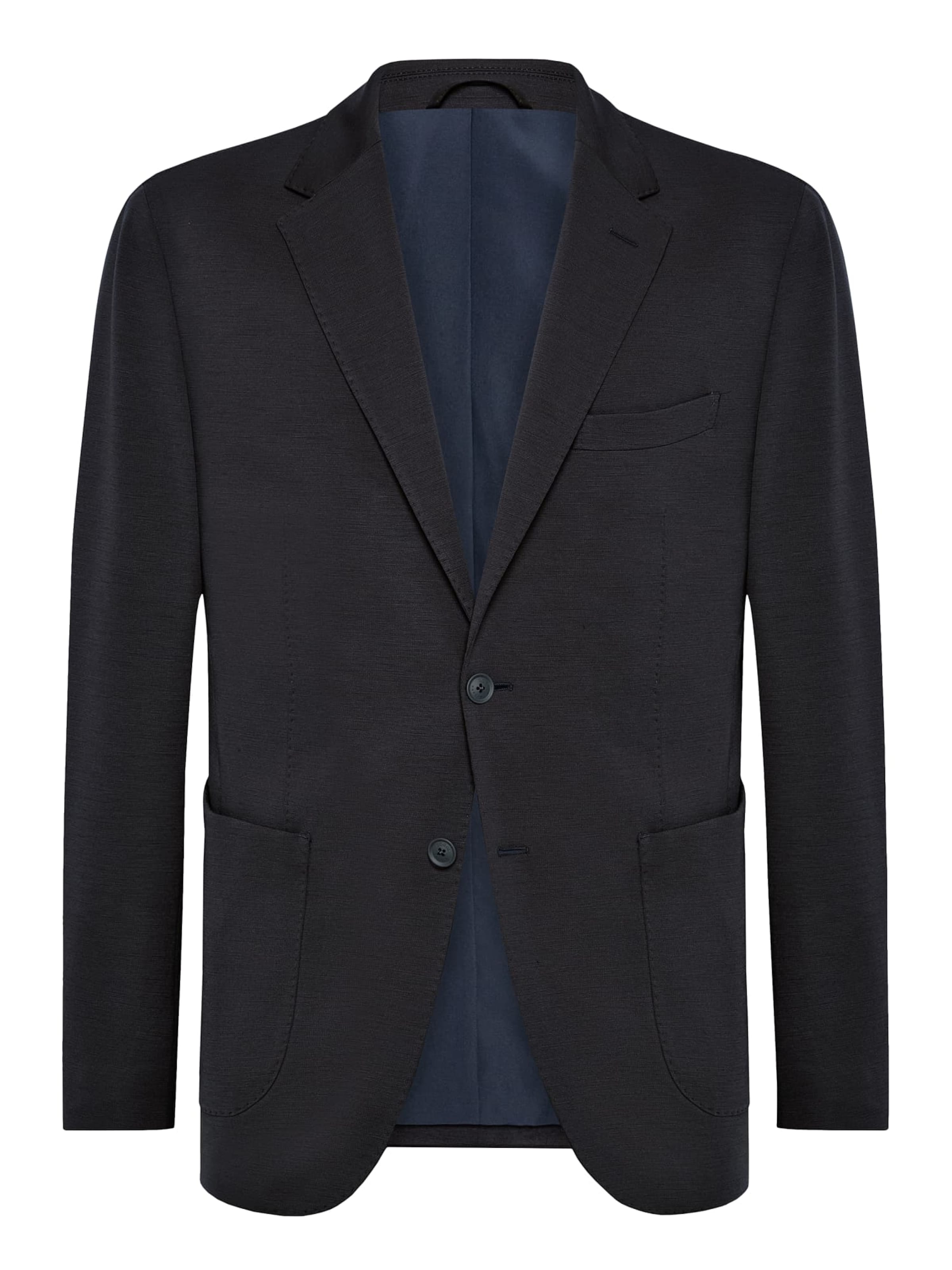 Boggi Milano Regular fit Бизнес сако в синьо: отпред