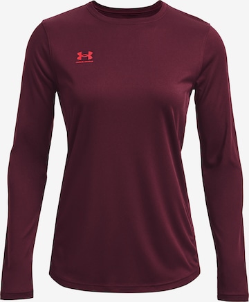 UNDER ARMOUR Performance Shirt 'Challenger' in Red: front