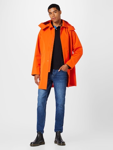 Manteau mi-saison Calvin Klein en orange