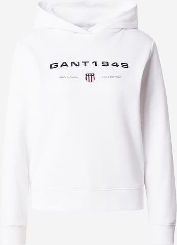 Sweat-shirt GANT en blanc : devant