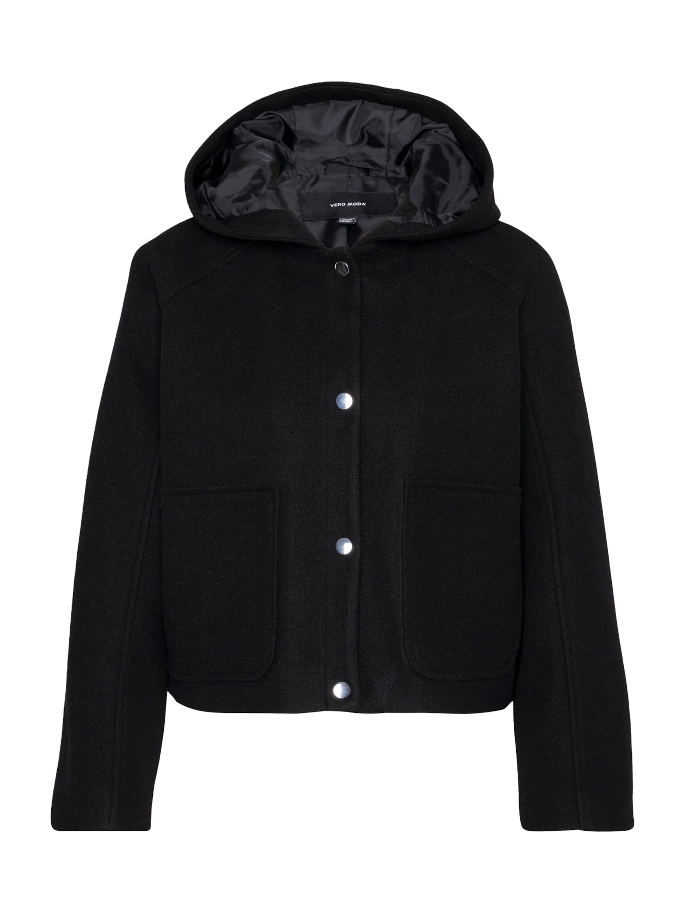 Giacca di mezza stagione 'VMFORTUNEROME' di Vero Moda Petite in nero: frontale