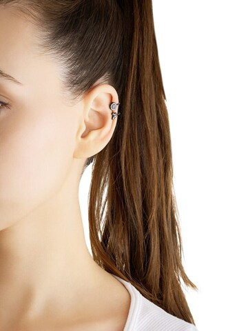 Boucles d'oreilles So Chic en noir : devant