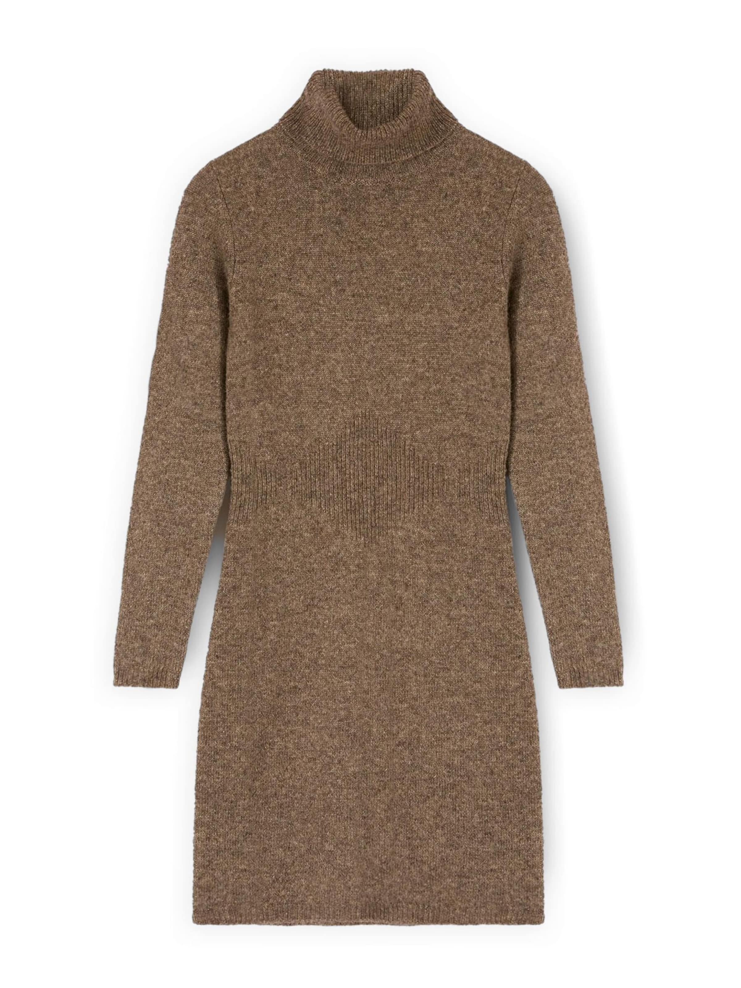 MOTIVI Jurk in Bruin: voorkant