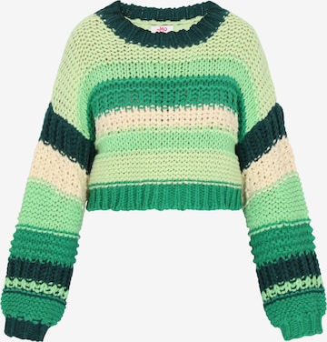 MYMO - Pullover em verde: frente
