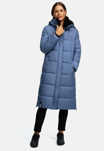 Cappotto invernale 'Reliziaa' di MARIKOO in blu: frontale