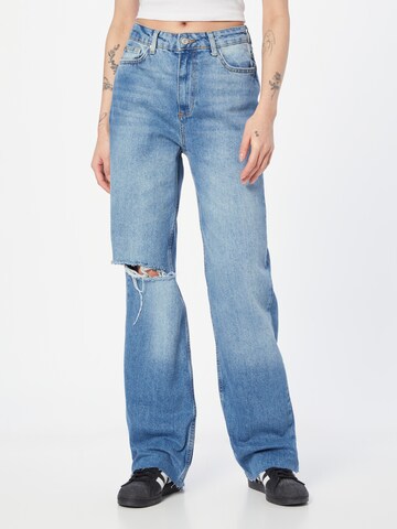 Trendyol Wide leg Jeans in Blauw: voorkant