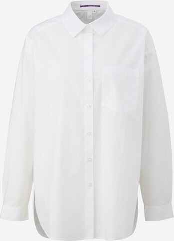 QS Blouse in White: front