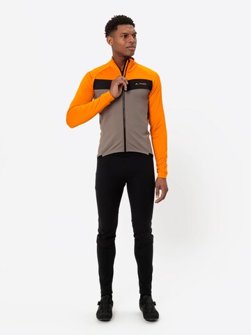 VAUDE Sports sweat jacket 'Posta' in Orange