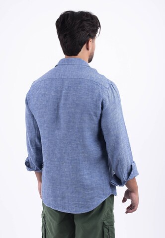 Panareha Regular fit Button Up Shirt 'FIJI' in Blue