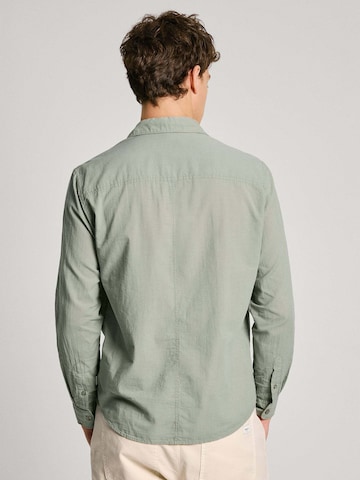 Pepe Jeans Regular fit Button Up Shirt 'Marcel' in Green