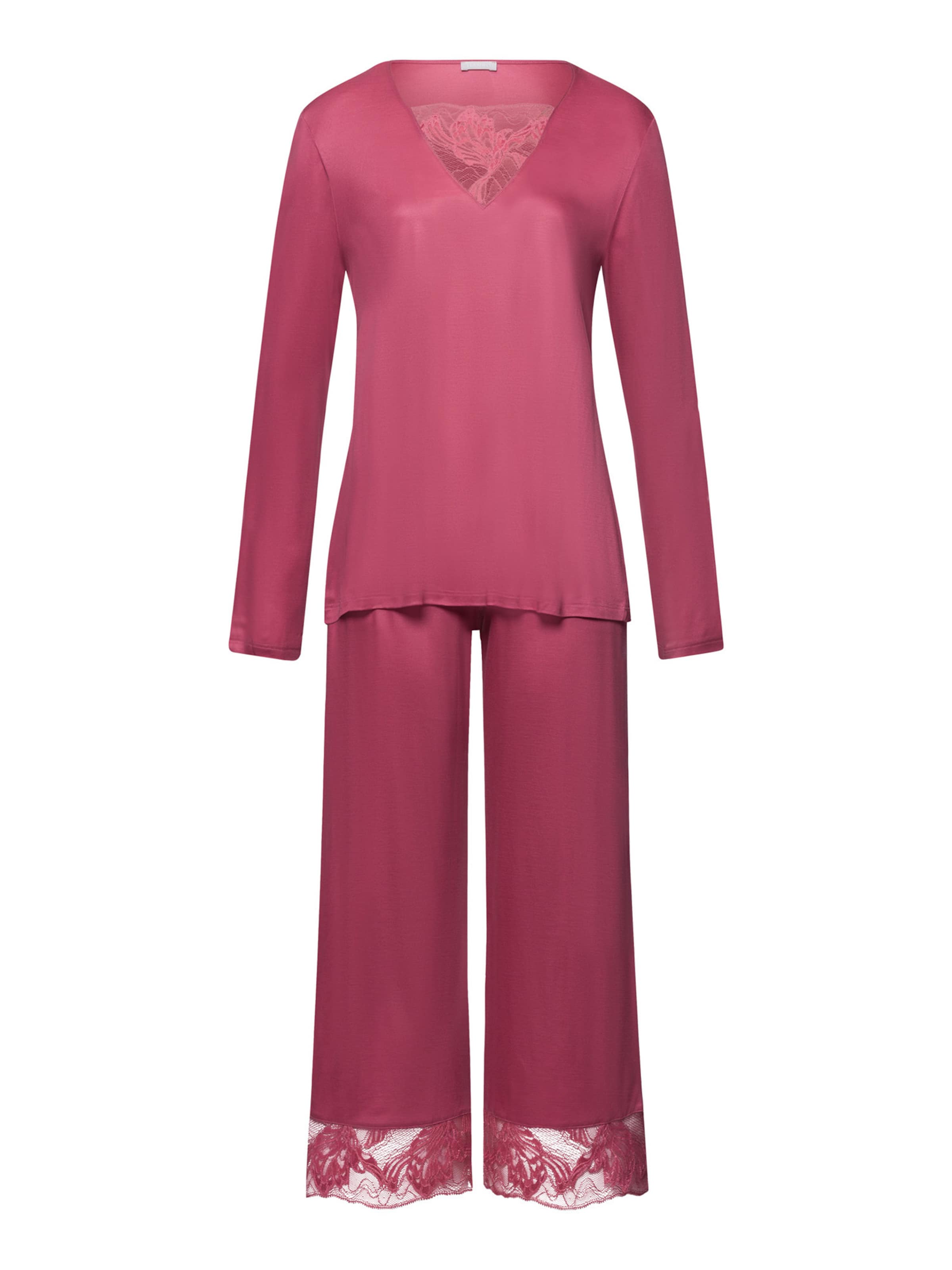 Pyjama 'Eva' Hanro en rose : devant
