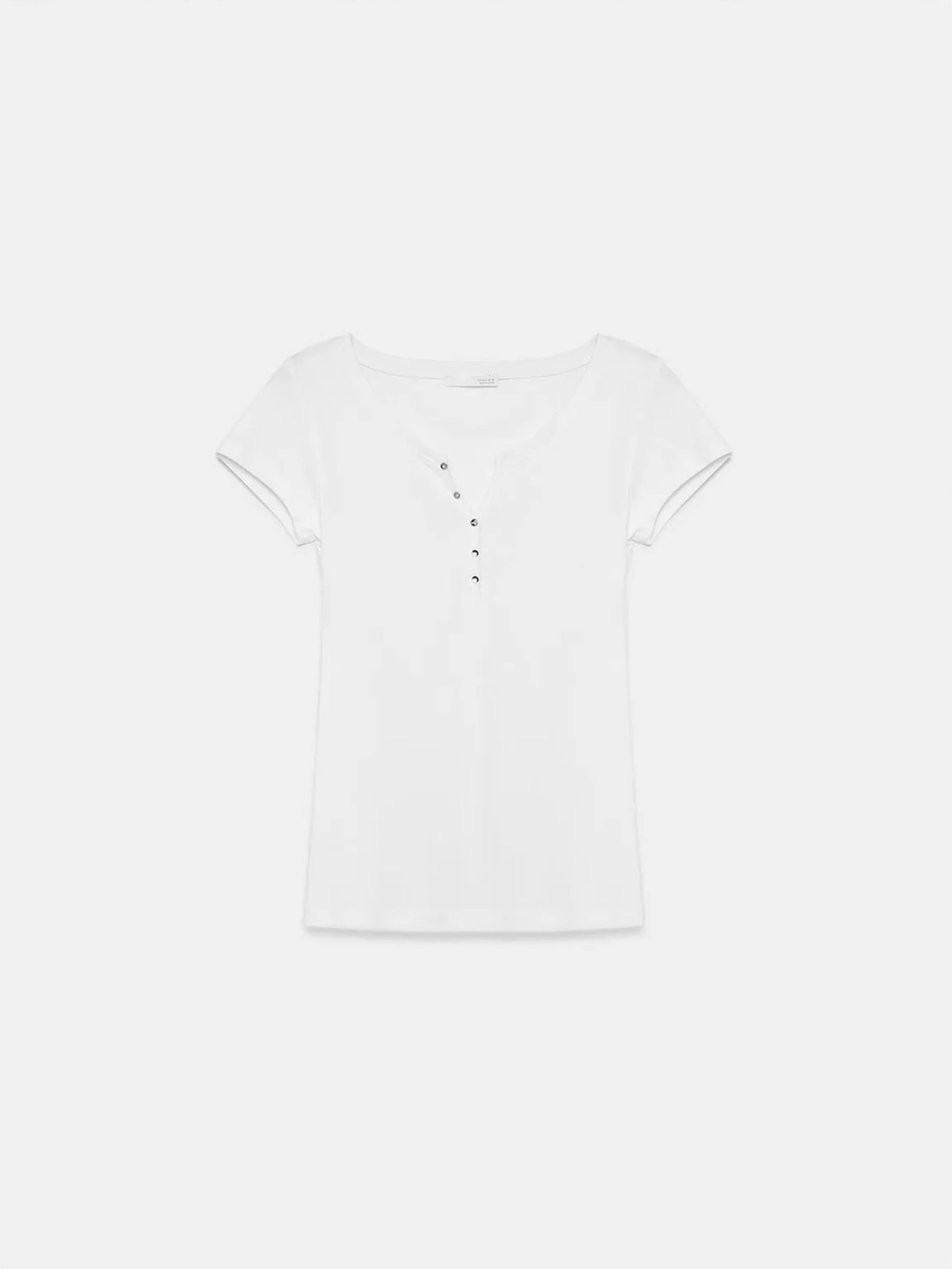Dilvin - Camisa em branco: frente