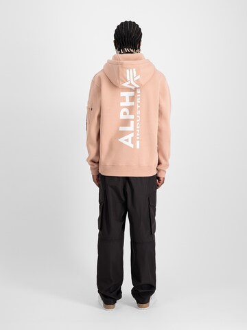 ALPHA INDUSTRIES Sweatshirt i orange