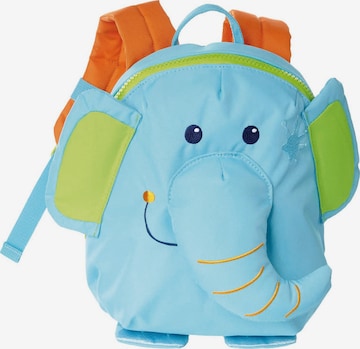 SIGIKID Backpack 'Minirucksack mit Tiermotiv' in Blue: front